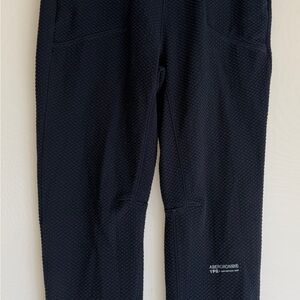 Abercrombie Boys Black/Charcoal Textured Joggers